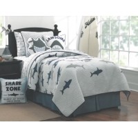 Blue Shark Twin Bedding (BS03)