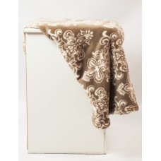 Brown and White Throw (THR05)