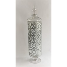 Tall Damask Glass Vase (VS29)